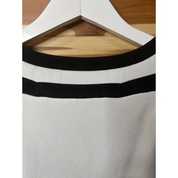 White House Black Market Colorblock Square Neck Womens Top XL - Picture 9 of 10
